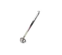 WNDUOKXH Louche doseuse professionnelle en acier inoxydable avec crochet pratique pour un séchage et un rangement rapides. Idéale pour doser les sauces.