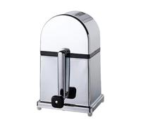 WNDUOKXH Machine à glace pilée manuelle avec poignée ergonomique et base antidérapante. Préparez vos boissons sans effort grâce à ce broyeur portable et compact. Idéal pour gagner de la place la