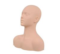 WNDUOKXH Modèle de formation de pratique polyvalente, outils pour paupières tête, application réaliste pour les techniques maquillage et massage, extension pratique formation massage spa