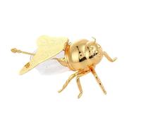 WNDUOKXH Pot à Miel Fantaisie en Forme d'abeille, idéal pour Conserver Le Miel et Les épices. Couvercle Robuste pour Une fraîcheur optimale. Pratique et Anti-poussière, ce Pot en Verre et Alliage est