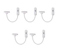 WNDUOKXH Verrou de sécurité pour bébé, limiteur d'ouverture de fenêtre, verrou sécurité pour bébé, pour fenêtre, blanc