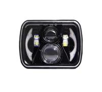 Wnfmjqe Feux Avant Pour Jeep Pour Wrangler YJ Phare | 1987-1995 Pour Cherokee XJ 5x7 7x6 Pouces LED Phare Carré Projecteur Phare Hi/Lo Faisceau Avec Blanc Ambre DRL
