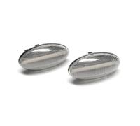Wnfmjqe Indicateur Rétroviseur Latéral Lampe Lot 2 Clignotants Dynamiques À LED Pour Citroen C1, C2, Pour C3, Pour C5, C6, Feux De Position Latéraux Séquentiels(Dynamic Crystal)