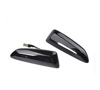 Wnfmjqe Indicateur Rétroviseur Latéral Lampe Lot 2 Clignotants Latéraux Dynamiques À LED Pour Opel Pour Astra J, Pour Astra JK, Zafira C, Pour Insignia B, Pour Grandland X(Dynamic Smoked A)