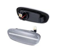 Wnfmjqe Indicateur Rétroviseur Latéral Lampe Lot De 2 Feux De Position Latéraux Dynamiques À LED Pour Subaru Pour Impreza GC Pour GM GF 1993 1994 1995 1996 1997 1998-2001(Normal flash,Clear lens)