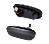 Wnfmjqe Indicateur Rétroviseur Latéral Lampe Lot De 2 Feux De Position Latéraux Dynamiques À LED Pour Subaru Pour Impreza GC Pour GM GF 1993 1994 1995 1996 1997 1998-2001(Dynamic,Smoked lens)