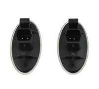 Wnfmjqe Indicateur Rétroviseur Latéral Lampe Pour Citroen Pour C1 C2 Pour C3 Pour C5 C6 Paire De Clignotants Dynamiques À LED Feu Position Latéral Clignotant Séquentiel(Dynamic Smoked)