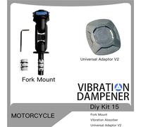 Wnfmjqe Support Téléphone GPS Support De Fourche pour Guidon De Moto Support Pro Support De Téléphone Amortisseur De Vibrations Adaptateurs Universels MAG Chargeur sans Fil(DIY Kit 15)