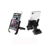 Wnfmjqe Support Téléphone GPS Support De Téléphone Universel pour Guidon De Moto en Alliage D'aluminium pour Rétroviseur(Handlebar-Black)