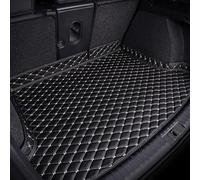 WNFVYP Tapis De Coffre Voiture pour Audi Q6 e-tron 2024+,ImperméAble AntidéRapant Bac de Coffre Cargaison Moquettes,Compartiment À Bagages Doublure Protection,C/BlackBeige