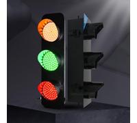 WNGJZZYC Feu Tricolore, Feux de Signalisation, Feu de Circulation à LED, Tricolore Lampe Voyant D'avertissement, Décoration D'avertissement, Angles Réglables