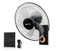 WNGJZZYC Ventilateur Solaire Oscillant 16" à Cordon Tirage, Pour Poulailler