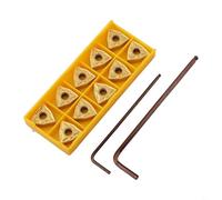 WNMG0804 Inserts d'outils de tournage en carbure WNMG080404 Support d'insert indexable pour le traitement des métaux en acier CNC Matériaux haute dureté Fonte 16,5 x 5 mm