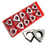 WNMGO804 Lot de 10 cales en carbure de tungstène Trigon pour optimiser la durée de vie de coupe