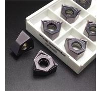 WNMU080608 avance rapide vers outil de tournage externe fraise lame broche fraisage usinage du métal pour tête coupe MFWN900 Plaquettes de Carbure CNC(WNMU080608 GM LP8520 10PCS(1BOX))