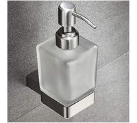 Wnota Distributeur de Savon Distributeur Savon Presse Manuelle Bouteille De Distribution De Savon Gel Douche Boîte D'huile Essentielle Toilette Salle De Bain Distributeur De Savon en Verre