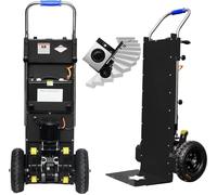 WNRLL Chariot Monte Escalier électrique Diable Pliable Montant Et Descendant Escaliers avec Charge 500kg Chariot économie De Travail avec Moteur sans Balai Silencieux,01