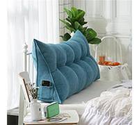 WNRLL Coussin De Lecture Triangulaire Support Lombaire Oreiller Dossier De Lit Oreiller De Lecture Coussin Dossier Canapé Coussin pour Le Dos,25,60x50x20cm/24x20x8in