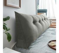 WNRLL Coussin De Lecture Triangulaire Support Lombaire Oreiller Dossier De Lit Oreiller De Lecture Coussin Dossier Canapé Coussin pour Le Dos,13,200x50x20cm/79x20x8in