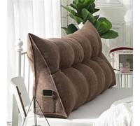 WNRLL Coussin De Lecture Triangulaire Support Lombaire Oreiller Dossier De Lit Oreiller De Lecture Coussin Dossier Canapé Coussin pour Le Dos,19,200x50x20cm/79x20x8in