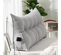 WNRLL Coussin De Lecture Triangulaire Support Lombaire Oreiller Dossier De Lit Oreiller De Lecture Coussin Dossier Canapé Coussin pour Le Dos,26,150x50x20cm/59x20x8in