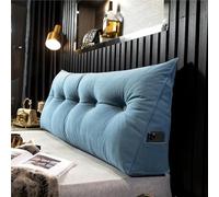 WNRLL Coussin De Lecture Triangulaire Support Lombaire Oreiller Dossier De Lit Oreiller De Lecture Coussin Dossier Canapé Coussin pour Le Dos,01,120x50x20cm/47x20x8in