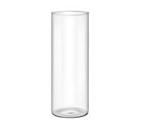 Wnvivi Vase Cylindrique en Verre Transparent, Grand Vase en Verre, Vase à Fleurs pour Plantes Hydroponiques, Vase Porte-Bougie Pilier, Vase à Fleurs en Verre pour Décoration de Table(10x30 cm)