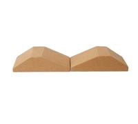 WNXGNHO 2 pièces Plate-Forme de Squat Cales de Squat Planche inclinée pour Les Protections de Fitness Bloc de Cales en liège Rampe antidérapante Bloc de liège