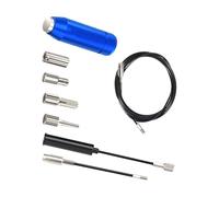 WNXGNHO Accessoires de routage de câbles métalliques durables pour Cadre de vélo, y Compris des adaptateurs de Guides et Une Solution de Stockage, Outil Universel pour câbles de vélo