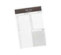 WNXGNHO Bloc-notes déchirables pour planificateur, Checklist | 50 feuilles / bloc pour les réunions de bureau et la gestion des horaires quotidiens, documentation de projet