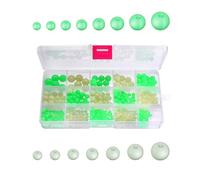 WNXGNHO Bobber Bouchon Accessoires de pêche Professionnels Bouchon de Haricot Spatial Perles de Cheville de pêche Flotteur plombs arrêts 633 pièces Perles de Ligne