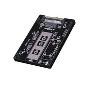 WNXGNHO Boîtier Adaptateur NVMe U.2 en Aluminium, Carte de Conversion PCIe avec Module d ' Alimentation cohérent pour Les constructions de projets de Mise à Niveau SSD