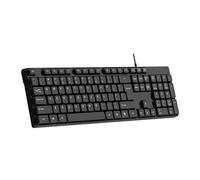 WNXGNHO Clavier filaire USB K15 - Large compatibilité - Confortable - Résistant aux chocs - Pour le bureau et la maison - Clavier de frappe efficace