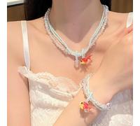 WNXGNHO Collier à breloques en forme de carpe porte-bonheur avec plusieurs rangs, empilables, en acrylique robuste pour un usage quotidien, taille unique, Comme décrit, Comme décrit.