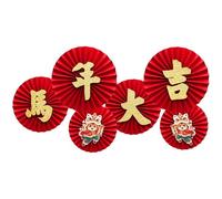 WNXGNHO Design pliable pour un rangement facile du Nouvel An chinois - Décoration en papier pour économiser de l'espace - Décoration de bureau