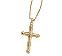 WNXGNHO Élégant collier à breloques avec pendentif en forme de croix résistant au ternissement - Accessoire de bijoux pour personnaliser l'expression et la foi - Collier de culture jeunesse, M, Comme