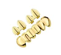 WNXGNHO Ensemble de grillz de dents tendance Hip Hop délicats, prêts à l'emploi, brillants, accessoire hiphop pour artistes, accessoires de mode robustes, taille unique, Comme décrit, Comme décrit.