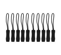WNXGNHO Ensemble de sifflets à Tirette, Black | Languettes de cordon POM d ' extérieur pour sacs à, tentes, pochettes, organisation, 2 en 1, 10 pièces