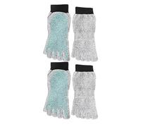 WNXGNHO Lot de 2 paires de chaussettes de randonnée à cinq doigts antidérapantes et confortables pour les modes de vie actifs