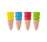 WNXGNHO Lot de 4 pics d'arrosage en terre cuite pour intérieur et extérieur - Dispositif d'arrosage goutte à goutte - Libération lente - Arroseur de jardin rotatif automatique