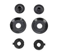 WNXGNHO Lot de 6 accessoires de fixation universels pour casque de moto - Durabilité - ABS amélioré - Vis légères améliorées - Fixations pour moto tout-terrain - Outil d'installation rapide