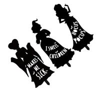 WNXGNHO Panneau De Cour De Sorcière Étrange avec Pieu Panneau De Cour d'halloween Décorations De Pelouse Robustes avec Pieu Découpes Étranges