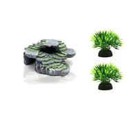 WNXGNHO Plate-Forme de Repos de à Plusieurs étapes pour citerne à Poisson produite à partir de décor de Terrarium de en résine Dure sûre