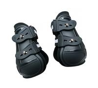 WNXGNHO Protège-Jambes d ' équitation réglable, Coque en PU, Botte de Tendon de Cheval, Protection des Jambes du Cheval pour l ' entraînement Saut, Garde d ' équitation