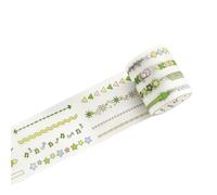 WNXGNHO Ruban Décoratif Transparent Réutilisable En PET Pour L'artisanat De Journaux Intimes Décoration De Bureau Fournitures D'art Scolaires Autocollant Réutilisable Pour Journal Intime