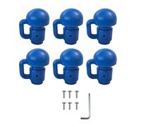 WNXGNHO Toppers de poteaux de Trampoline pour enclos sécurisés Protections de tiges de Trampolines Couvre-tiges de Protection Ensemble de Capuchons de Tube de Trampoline Toppers de poteaux