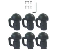 WNXGNHO Toppers de poteaux de Trampoline pour enclos sécurisés Protections de tiges de Trampolines Couvre-tiges de Protection Ensemble de Capuchons de Tube de Trampoline Toppers de poteaux