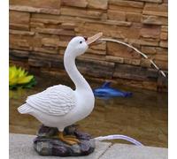 WNYAILLL Cracheur de Fontaine de Jardin, fontaines de Piscine pour piscines Hors Sol, Ornements de Fontaine d'eau en résine Naturelle, décoration de Jardin d'eau et d'étang