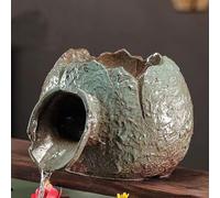 WNYAILLL Cracheur de Fontaine de Jardin, Paysager Décorations D'Aquarium, décoration de Jardin d'eau et d'étang, Système De Circulation Eau Relaxant, Cascade Aménagement(Blue,25 * 23 * 17cm)