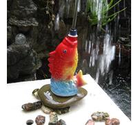 WNYAILLL Décor de Jardin Cracheur d'étang Koi, Eau Forme De Poisson, Fontaine de Jardin, Bassin De Jardin Décoration Intérieure Et Extérieure, Statue Rétro